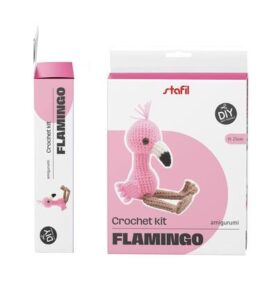 Amigurumi Crochet Kit, Flamingo