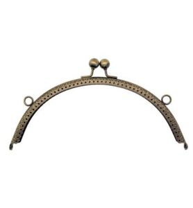 Clutch closure for bags 21 x 8,3cm, Laura gold