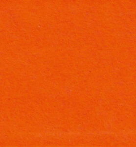 Felt roll 45cm x 10mtr x 1mm, Orange