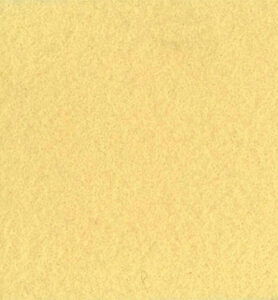 Felt roll 45cm x 10mtr x 1mm, Yellow Pastel