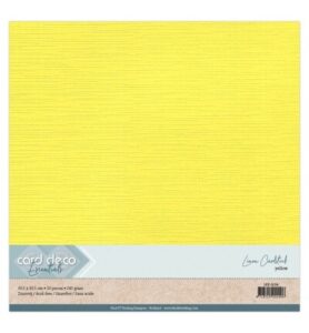 Linnenkarton Scrap 30,5×30,5cm, Geel