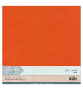 Linnenkarton Scrap 30,5×30,5cm, Oranje
