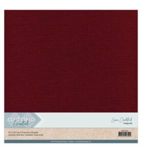 Linnenkarton Scrap 30,5×30,5cm, Bordeaux