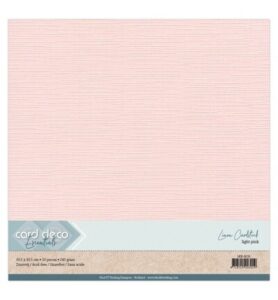 Linnenkarton Scrap 30,5×30,5cm, Lichtroze