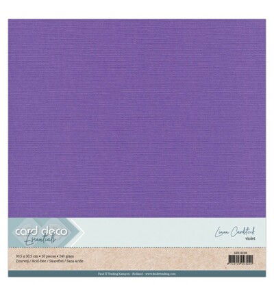 Linnenkarton Scrap 30,5×30,5cm, Violet