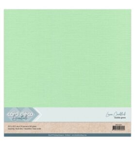 Linnenkarton Scrap 30,5×30,5cm, Middengroen