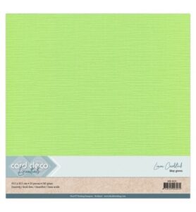 Linnenkarton Scrap 30,5×30,5cm, Mei groen