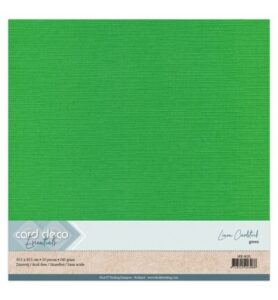 Linnenkarton Scrap 30,5×30,5cm, Groen