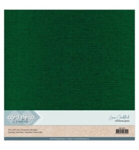 Linnenkarton Scrap 30,5×30,5cm, Kerstgroen