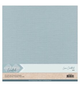 Linnenkarton Scrap 30,5×30,5cm, Grijs