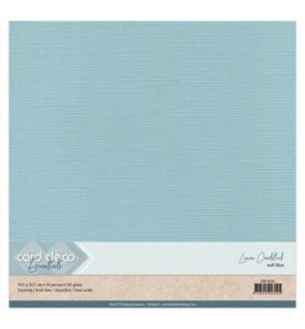Linnenkarton Scrap 30,5×30,5cm, Zachtblauw