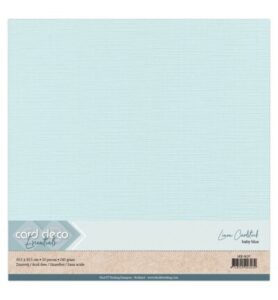 Linnenkarton Scrap 30,5×30,5cm, Babyblauw