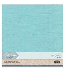 Linnenkarton Scrap 30,5×30,5cm, Lichtblauw