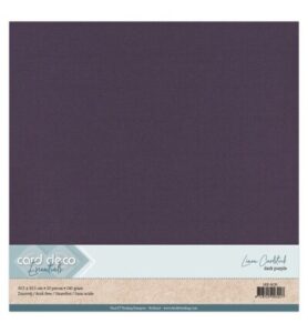 Linnenkarton Scrap 30,5×30,5cm, DonkerPaars