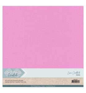 Linnenkarton Scrap 30,5×30,5cm, Fuchsiapaars