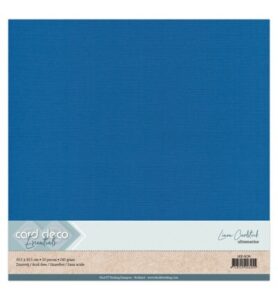 Linnenkarton Scrap 30,5×30,5cm, Ultramarijn
