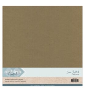 Linnenkarton Scrap 30,5×30,5cm, Mokka