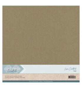 Linnenkarton Scrap 30,5×30,5cm, Taupe