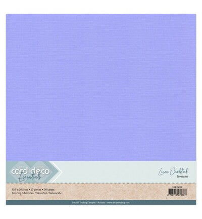 Linnenkarton Scrap 30,5×30,5cm, Lavendel