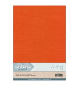 Linnenkarton A4, Oranje