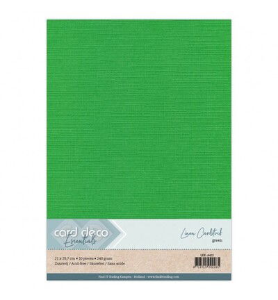 Linnenkarton A4, Groen