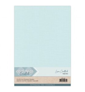 Linnenkarton A4, Babyblauw