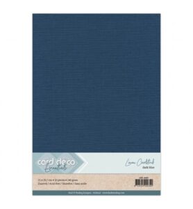 Linnenkarton A4, Donkerblauw
