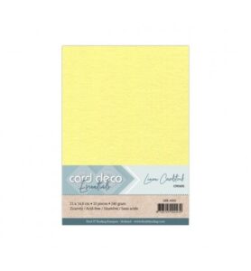 Linnenkarton A5, Creme