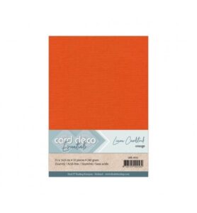 Linnenkarton A5, Oranje