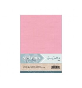 Linnenkarton A5, Roze