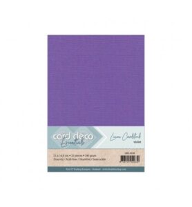 Linnenkarton A5, Violet