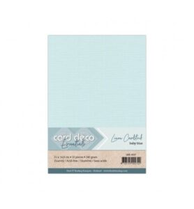 Linnenkarton A5, Babyblauw