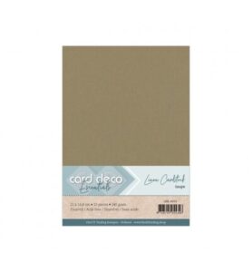 Linnenkarton A5, Taupe