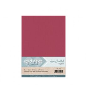 Linnenkarton A5, Magenta