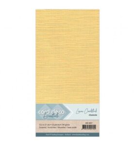 Linnenkarton Cardstock 13,5x27cm, Chamois