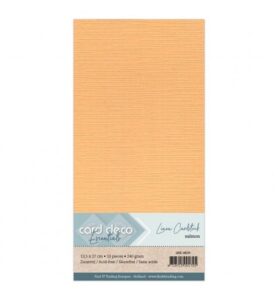 Linnenkarton Cardstock 13,5x27cm, Zalm