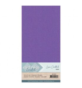 Linnenkarton Cardstock 13,5x27cm, Violet