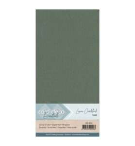 Linnenkarton Cardstock 13,5x27cm, Basilicum