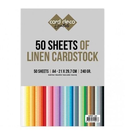 Jumbo kartonpakket – Card Deco – A4 – 50 Sheets