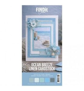 Find It Color – Linen Cardstock Pack 4K – Ocean Breeze