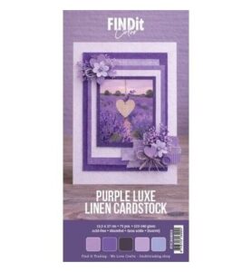 Find It Color – Linen Cardstock Pack 4K – Purple Luxe Pack