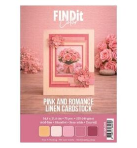 Find It Color – Linen Cardstock Pack A5 – Pink and Romance Pack