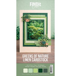 Find It Color – Linen Cardstock Pack 4K – Greens of Nature Pack