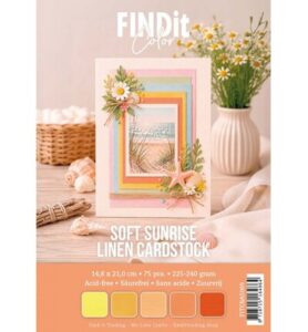 Find IT Color Linen Cardstock Pack A5 – Sunset Warm Pack