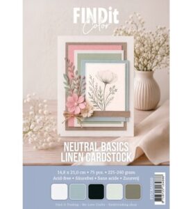 Find IT Color Linen Cardstock Pack A5 – Neutral Basics Pack