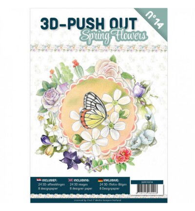 Find IT 3D Push-Out Book 14 – Lentebloemen