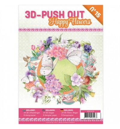 Find IT 3D Push-Out Book 15 – Vrolijke bloemen