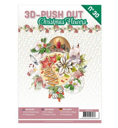 Find IT 3D Push-Out Book 30 – Kerstbloemen