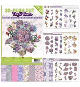 Find IT 3D Push-Out Book 33 – Paarse bloemen