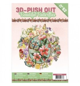 Find IT 3D Push-Out Book 52 – Prachtige vlinder